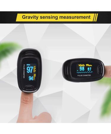 Buy CONTEC CMS50NA Fingertip Pulse Oximeter - Accurate SPO2 & Pulse Rate Monitor with OLED Display (Black) - International Shipping Available - Buy Online on GoSupps.com