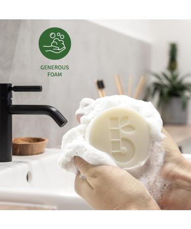 Bambaw Shaving Soap 80g | Vegan & Perfume-Free | White Clay & Aloe Vera for Dry Skin | International Shipping Available - Buy Online on GoSupps.com