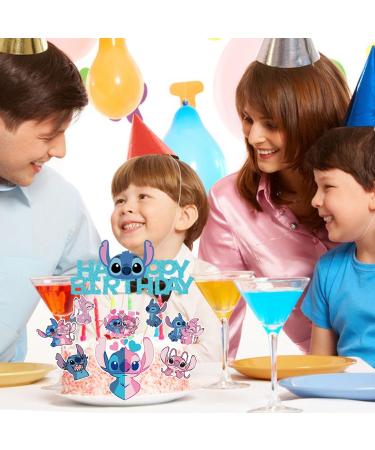 16pcs Stit Birthday Cake Topper Stit Blue Birthday Party Supplies Birthday Party Cake Topper for Stit Birthday Party Decorations - Buy Online on GoSupps.com