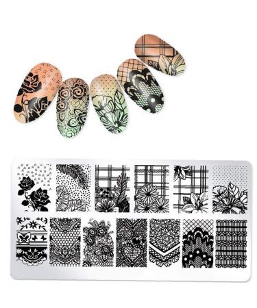3pcs Nail Art Stamp Templates Kit - Maleicure Stencil & Nail Art Tools (OM-D04 OM-D05 OM-D06) - International Shipping Available - Buy Online on GoSupps.com
