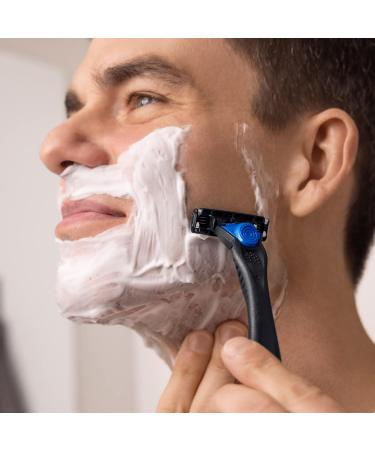BIC Hybrid 3 Flex Men's Razor Kit - Refillable 3-Blade Razor with 90% Recycled Plastic Handle - Box of 1 Handle + 2 Blade Refills - Buy Online on GoSupps.com