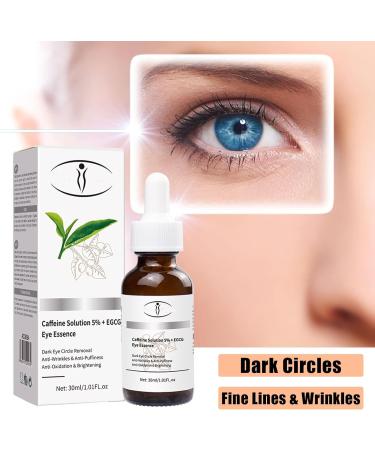 Caffeine Eye Serum Anti-Aging Caffeine Solution 5%-Caffeine Eye Serum Eye Serum For Dark Circles Hydrating Under Eye Serum Instant Eye Serum Anti Aging Anti Wrinkles & Eye Bag Quick Absorb-30ml - Buy Online on GoSupps.com