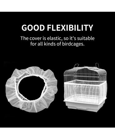 Shop Providethebest Mesh Receptor Seed Guard for Birds - Easy-Clean Parrot Cage Shade Cover - Buy Online on GoSupps.com