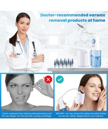 Ear Wax Removal Ear Cleaner Ear Wax Removal Kit FSA Eligible Items Only List Manual Ear Irrigation Flushing System Safe and Effective to Clean Ear Built Up Wax Blue - Buy Online on GoSupps.com