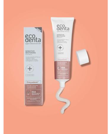 Ecodenta Whitening Toothpaste Without Fluoride - Gentle Lightening for Sensitive Teeth - 100ml - Buy Online on GoSupps.com