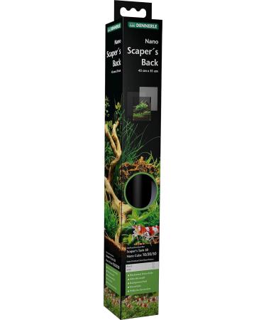 Dennerle Scapers Back Black | Nano Aquarium Back Wall Decorative Film | Premium Aquascaping Solution - Buy Online on GoSupps.com