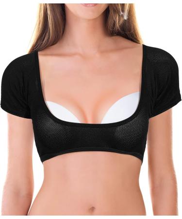 Milist Women's Armpit Pads - Absorbent Sweat Pads for Stains & Odor | Breathable & Comfortable Forearm Pads (M 1 Pack Black) - Buy Online on GoSupps.com