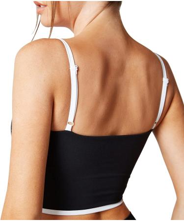 Move With You Sleeveless Padded Sports Bra Tank Top - Black, Small - Buy Online on GoSupps.com