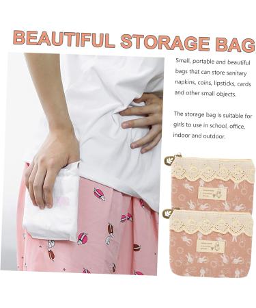 Buy Gogogmy 2-Piece Aunt Towel Storage Bag - Compact Hygiene Zipper Holder for Tampons & Period Accessories | Daily Use Hygiene Bag - Buy Online on GoSupps.com