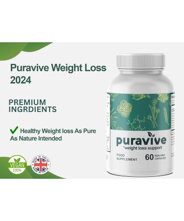 Puravive Capsules - All Natural - Support for Men & Women - 2 Monthly Supply - Supplement Heaven - Buy Online on GoSupps.com