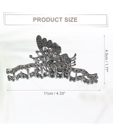 VOCOSTE Hair Clip Classic Butterfly Shape Hair Clip for Girl Titanium Tone - Buy Online on GoSupps.com