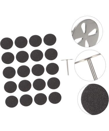 FRCOLOR 5 Sets Nail Polishing Sheets Kit De Manicura Mini Nail File Replaceable Electrical Tools Nail Sander Disc Sander Grinder Sanding Disc Replacement Sander Pad Scraper Stainless Steel - Buy Online on GoSupps.com