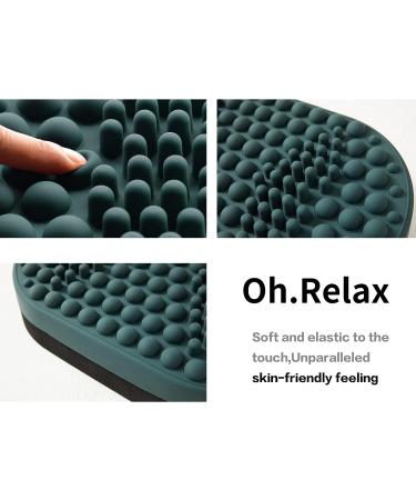 Dikdoc Foot Rest for Under Desk at Work  Home Office Foot Stool  Ottoman Foot Massager for Plantar Fasciitis Relief  Soft Silicone Footrests  Anti-Fatigue Fidget Toy (Eucalyptus) Green - Buy Online on GoSupps.com