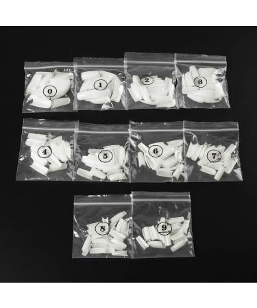 1500pcs Aethland Clear Nail Tips for Acrylic Nails | Half Cover False Nails Tips in 10 Sizes - Clear, Natural, White | Ideal for Nail Salons & DIY Nail Art - Buy Online on GoSupps.com