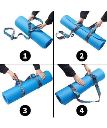 Adjustable Durable Yoga Mat Strap | Dandelion | 5.9ft | Multiple Color Choices - Buy Online on GoSupps.com