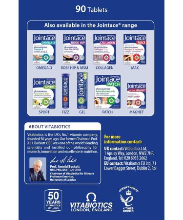 Vitabiotics Jointace Original 90 Count - Support Joint Health - Pack of 1 - Buy Online on GoSupps.com