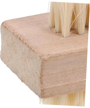 SKISUNO Wooden Nail Cleaning Brush Fingernail Cleaner Wood Nail Brush Wood Fingernail Scrubbing Brush Bristle Nail Scrubber Tool Hard Bristle Nail One Double Sided Wood Tools Bamboo Miss - Buy Online on GoSupps.com