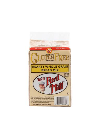Bob's Red Mill Gluten Free Hearty Whole Grain Bread Mix 20-ounce (Pack of 4) - Buy Online For Delicious Homemade Bread - Buy Online on GoSupps.com