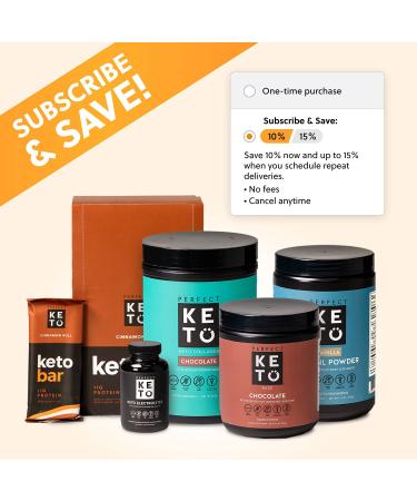 Perfect Keto Bars - Collagen & MCT Snacks, No Added Sugar, Keto Friendly - Salted Caramel Flavor, 12 Bars - Buy Online on GoSupps.com