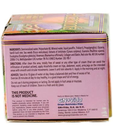 Lipo Alcachofivida Artichoke Guarana Chysanthellum Reductive & Reaffirm Cream 240g - Effective Body Firming Treatment - Buy Online on GoSupps.com