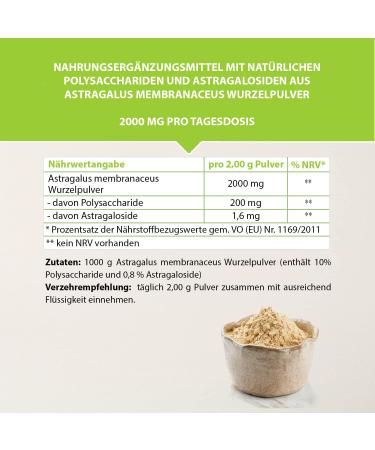Dorado Superfoods Astragalus Membranaceus & Tragacanth Root Powder 1000g - Pure Additive-Free International Shipping - Buy Online on GoSupps.com