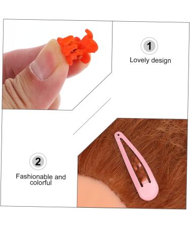 1 Set Children's Headgear Suit for Kids Mini Elastic Hair Ties Barrettes for Girls Small Hair Bangs Clips Girl Hair Kids Hair Accessory Kit Kids Headdress Hair Claws Iron Fashion - Buy Online on GoSupps.com