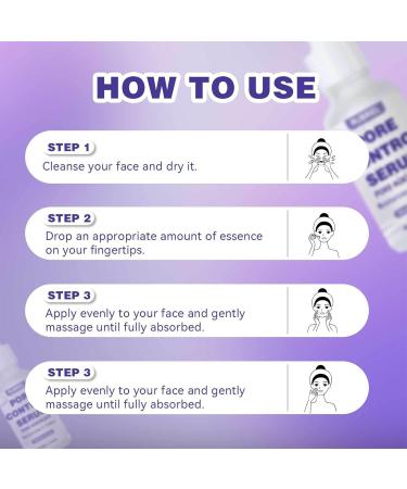 Pore refining serum facial serum reduces dark spots shrinks pores and improves skin tone the serum against excess oil the serum reduces pores - Buy Online on GoSupps.com