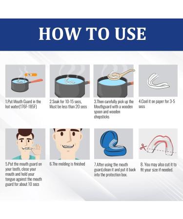 Mouth Guards for Teeth Clenching & Grinding - Reusable & Easy to Use - International Shipping - Buy Online on GoSupps.com