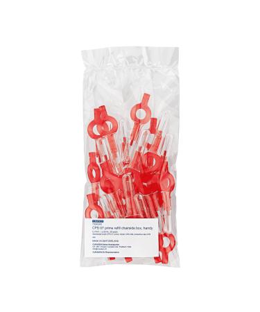 Curaprox Prime CPS 07 Red - Premium Interdental Brushes - Interdental Flosser - 25 Brushes & 25 Small Handles