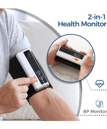 Buy Checkme Bluetooth Blood Pressure Monitor - Portable Wireless BP Cuff with 50 Readings & Unlimited Data Storage for iOS & Android - Optimal Home Health Tracking - Buy Online on GoSupps.com