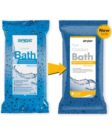 Comfort Bath Cleansing Washcloths (Pack of 6) - Gentle and Convenient Cleansing Solution - Buy Online on GoSupps.com