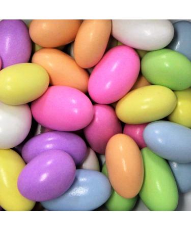 Assorted Jordan Almonds Pastel Colors by Its Delish, 5 LBS Bulk | Sugared Almond Nut with Sweet Hard Candy Coating - Wedding Favors, Bridal Baby Showers, Party Buffet Confetti Candies - Vegan & Kosher 5 Pound (Pack of 1)