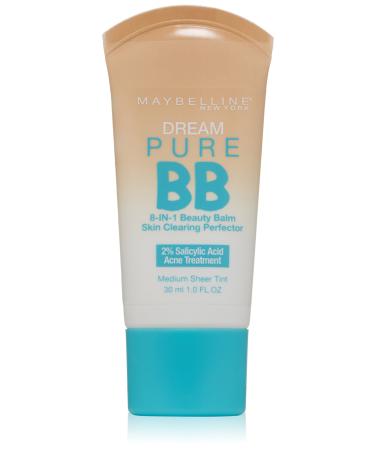 Maybelline Dream Pure BB Cream Medium 1 fl. oz. (Packaging May Vary) - Buy Online on GoSupps.com