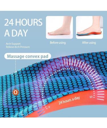 Orthotic Gel Insole for Men and Women Plantar Fasciitis Arch Adjustable Support Soles Flat-Feet Inner Heel Insoles shin Splint Flat feet Plantar Fasciitis Foot Work - Buy Online on GoSupps.com