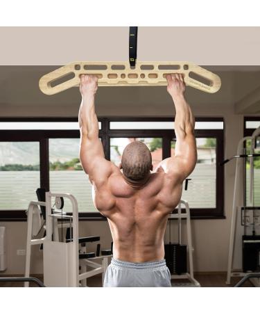 Power Guidance Wooden Hangboard - Portable Rock Climbing Training Tool for Grip Strength | Indoor & Outdoor Use - Buy Online on GoSupps.com