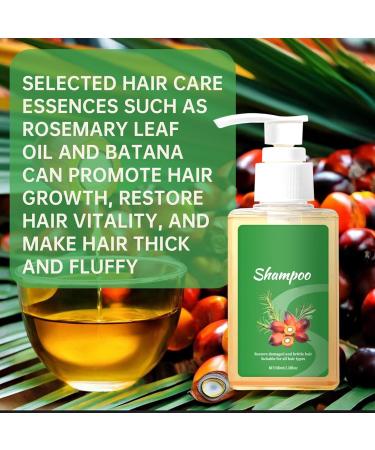 2 pieces Batana caring shampoo Batana deep moisturizing shampoo strengthens the hair nourishes the hair 2 pieces x 100 ml shampoo - Buy Online on GoSupps.com