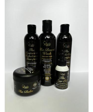 Honey Paws The Beard Wash for Furry Faces - No Rinse Facial - Cleans and Neutralises Odours - Prevents Tangling - Buy Online on GoSupps.com