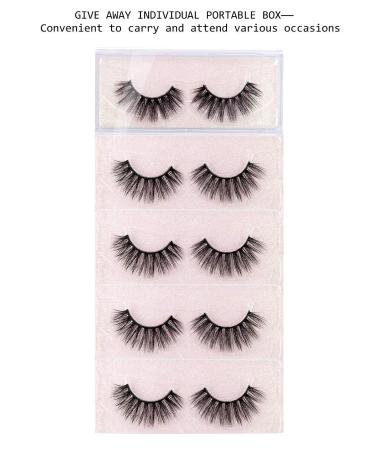Dysilk 6D Fake Eyelashes - 5 Pairs Reusable Eyelash Extensions | Artificial False Lashes 15.5mm | International Shipping Available - Buy Online on GoSupps.com