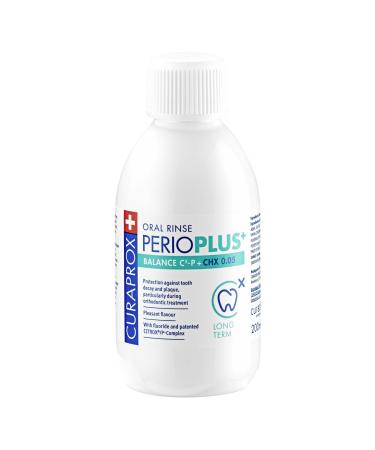 Curaprox perio plus balance citrix mouthwash with pleasant taste for bad breath and inflammation with 0.05% chlorhexidine without alcohol 200 ml - Buy Online on GoSupps.com