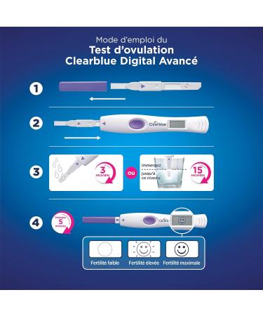 Clearblue Digital Ovulation Test - 10 Units (4 Days of Detection) | Accurate Fertility Tracking - Buy Online on GoSupps.com