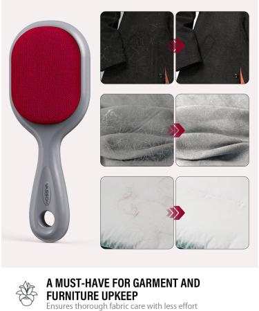 VASSON Lint Brush Set - Double-Sided Travel Velvet Lint Brush for Clothes - 2 Pack | Perfect for Pet Hair Removal & Clothing Care - Buy Online on GoSupps.com