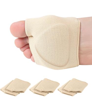 Men's Reusable Bunion Corrector Sleeves with Gel Pads - Skin Color - Buy Online on GoSupps.com