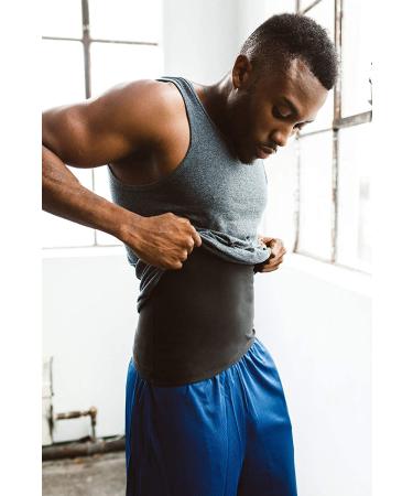 Sweat Shaper Men's Premium Sauna Tank Top Vest - Large-X-Large Black - Buy Online on GoSupps.com