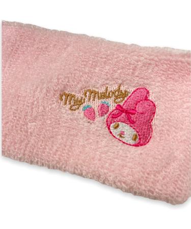 Friend Sanrio My Melody Pile fabric Embroidered face Headbands 7.1in 2.6in Hair Styling Washing face Makeup (Pink) - Buy Online on GoSupps.com