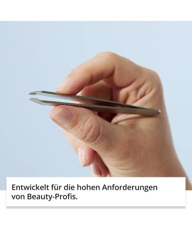 Rubis ProGrip Slanted Tweezers - Professional Non-Slip Eyebrow Tweezers with Grooved Handle | International Shipping - Buy Online on GoSupps.com