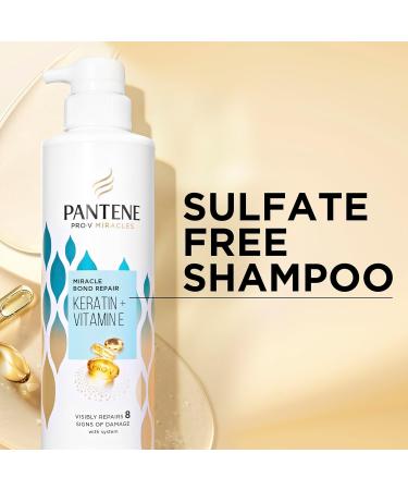 Pantene Pro-V Miracles Bond Repair Keratin + Vitamin E Sulfate-Free Shampoo 400mL - Buy Online on GoSupps.com