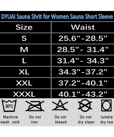 DYUAI Women's Short Sleeve Sauna Sweat Vest XL - Blue Lining, Body Shaper Training Vest for Heat Trapping - Buy Online on GoSupps.com