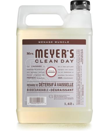 Mrs. Meyer's Clean Day Dish Soap Refill Cruelty Free Dishwashing Liquid Lavender Scent 1.4 Liter Refill for Dish Soap Bottle - Buy Online on GoSupps.com