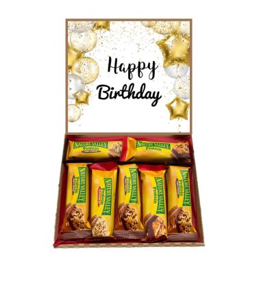 Happy Birthday Natures Valley Variety Protein Bar Box Gift Hamper Present