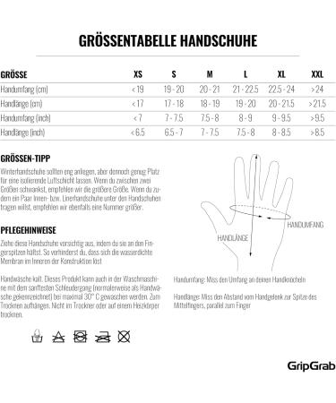 GripGrab Ride Waterproof Winter Cycling Gloves - XXL Black Windproof Non-Slip Warm & Padded Thermal Protection for All-Weather Cycling - Buy Online on GoSupps.com